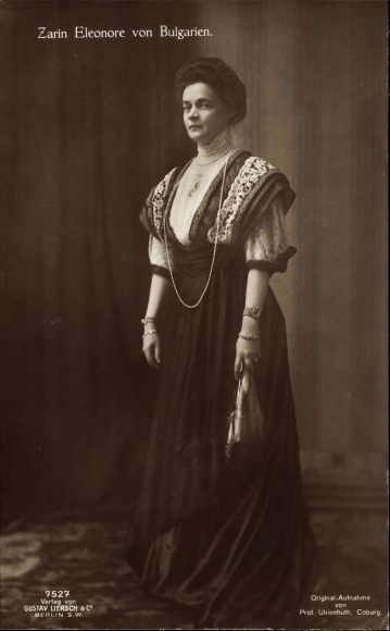 PC Tsarina Eleonore of Bulgaria, portrait, wife of Tsar Ferdinand I