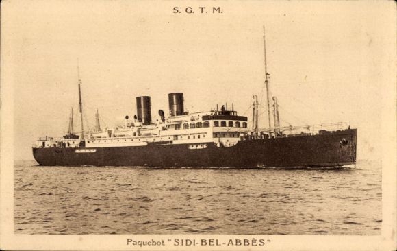 Ak SGTM-stoomboot Sidi Bel Abbès, stuurboord