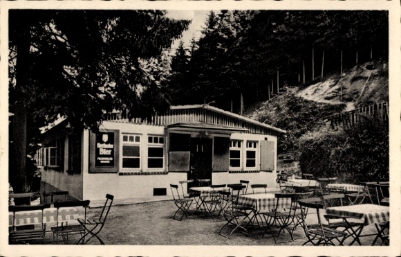 Postcard Rodenberg in Schaumburg, Waldschänke Heisterburg in the Deister near Barsinghausen