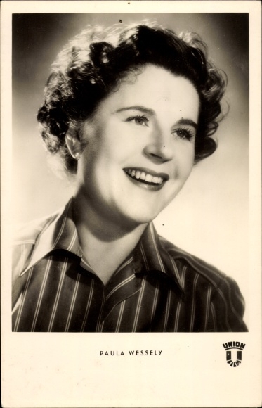 Ak Schauspielerin Paula Wessely, Union Film, Portrait