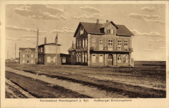 Postcard Wenningstedt on Sylt, Hamburg recreation home