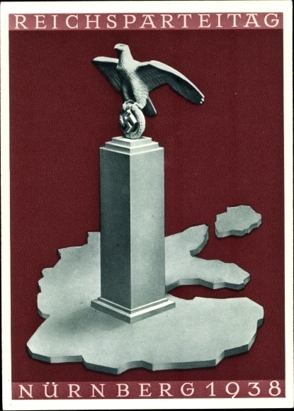 Postcard Reich Party Rally of the NSDAP Nuremberg 1938