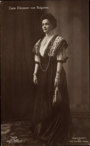 PC Tsarina Eleonore of Bulgaria, portrait, wife of Tsar Ferdinand I