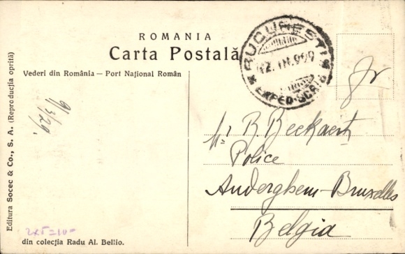 Postcard Romania, Women in Traditional Costume