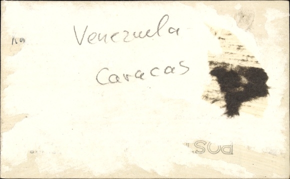 Photo Postcard Caracas Venezuela, street section, fountain