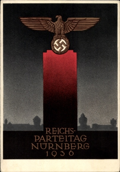 Artist Postcard Klein, Richard, Reich Party Rally of the NSDAP Nuremberg 1936