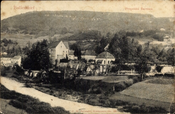 Postcard Bollendorf in the Eifel Palatinate, general view