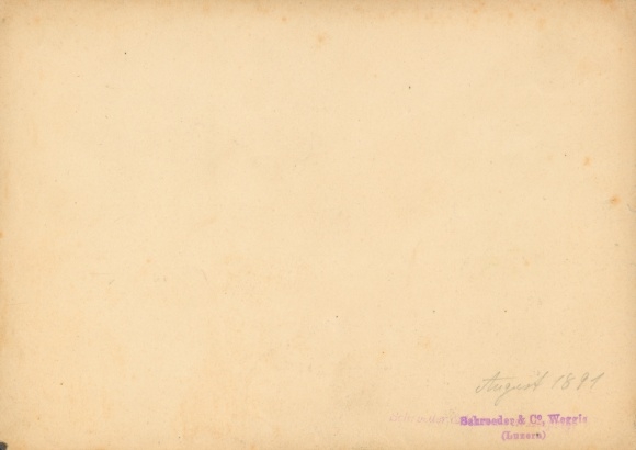 Photo Gersau Canton Schwyz, Panorama, August 1891