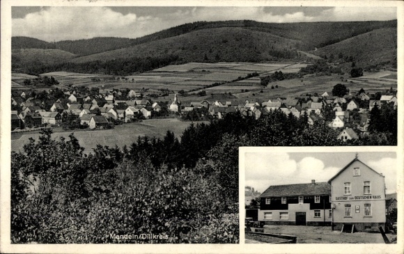 Postcard Mandeln Dietzhölztal in Hessen, guesthouse and pension Marenbach