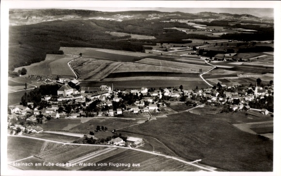 Ak Steinach in Niederbayern, Fliegeraufnahme