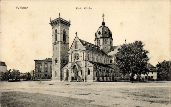 Ak Weimar in Thüringen, Kirche