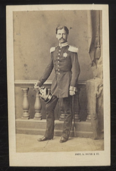 CdV portrait Prince Heinrich XIV of Reuss-Schleiz