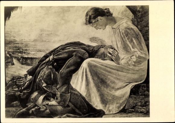 Artist PC Bühler, H., A., homecoming of the soldier, HDK 108