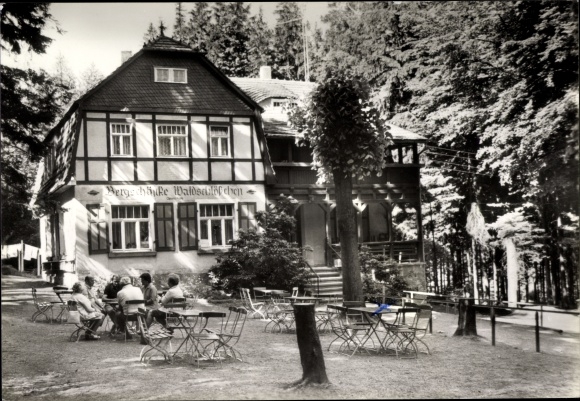 Postcard Neukirch in der Lausitz, Gaststätte Waldschlösschen