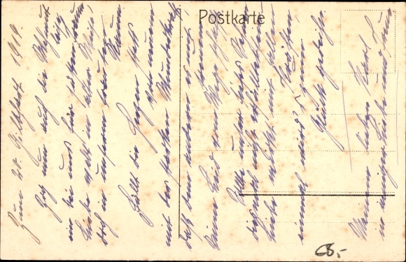 Artist Postcard Thoma, H., Sunday afternoon, farmers, cows