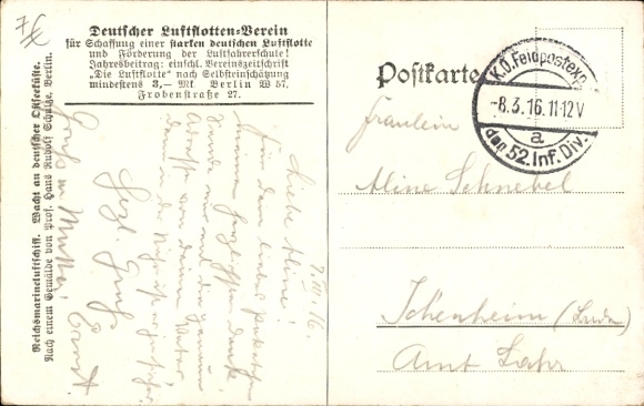 Artist Postcard Schulze, Hans Rudolf, Reichsmarine airship, watch on the German Baltic coast