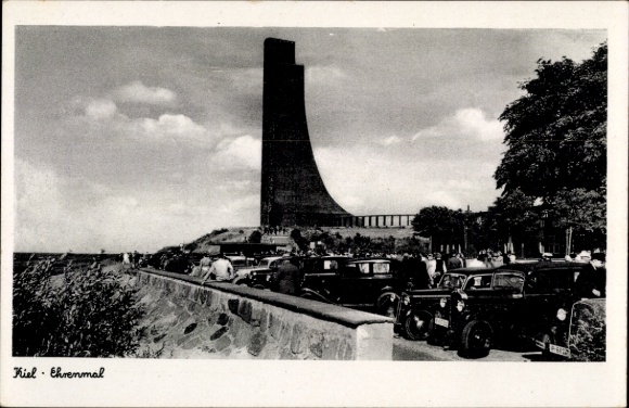 Postcard Ostseebad Laboe, Marine Memorial