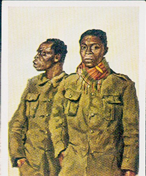 Sammelbild Der Weltkrieg, Anhang: Unsere Gegner Nr. 261, Kruneger