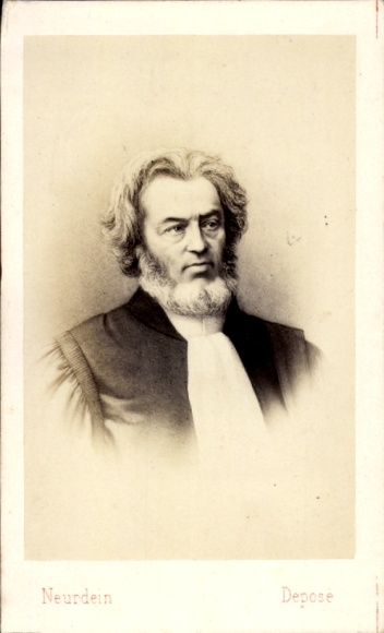 Carte de Visite Francuski minister spraw zagranicznych Jules Favre, 1870-1871