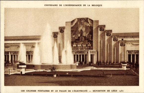 PC Liège Liège Wallonia, exhibition 1930, Palais de l'Éléctricité