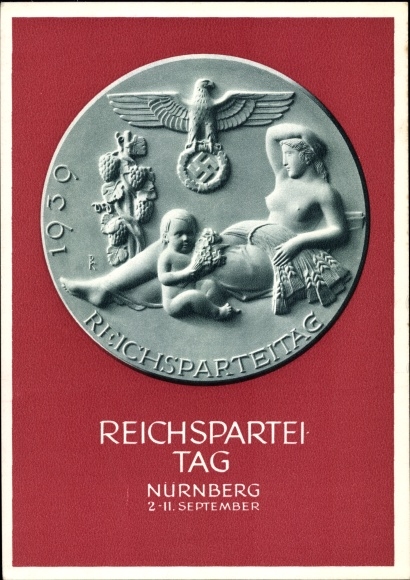 Ganzsachen Ak Nürnberg, Reichsparteitag 1939, Reichsparteitag des Friedens