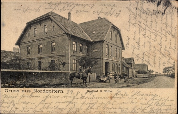 Ak Nordgoltern Barsinghausen am Deister, Gasthof C. Söhle