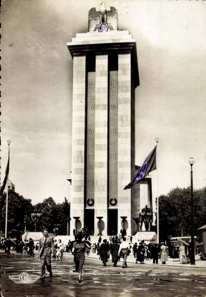 Ak Paris, Weltausstellung 1937, Deutscher Pavillon