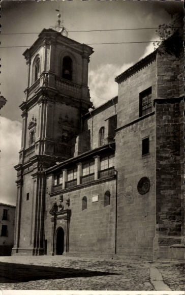 Postcard Tafalla Navarra, Church of Santa Maria