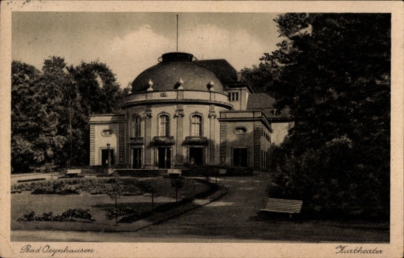 Ak Bad Oeynhausen in Nordrhein Westfalen, Kurtheater, Außenansicht