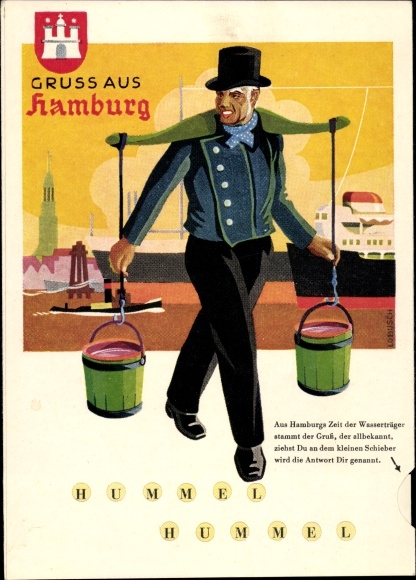 KP mechaniczna Hans Hummel, tragarz wody w porcie, Hummel Hummel, Mors! Mors!, ciągnąć
