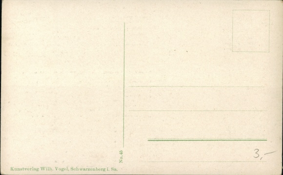 Song Postcard Schneider, Rud., Itz I go off again by Freit, Wilhelm Vogel, man, tiled stove