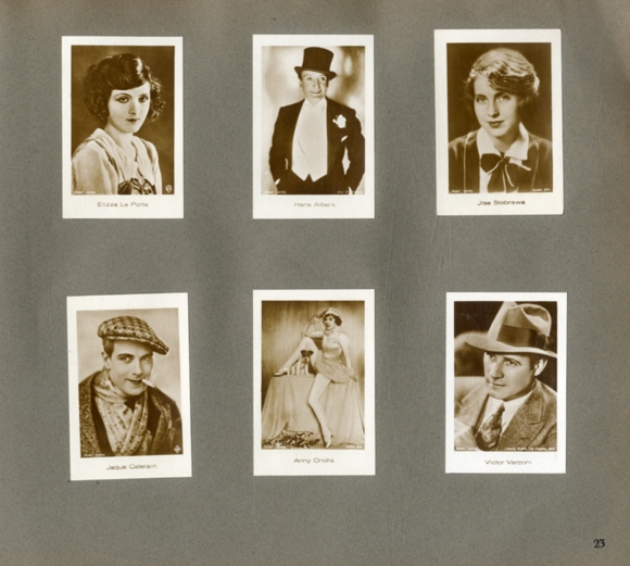 Mercedes film pictures I Artists from all over the world collective picture album Batschari cigarette factory, Baden-Ba