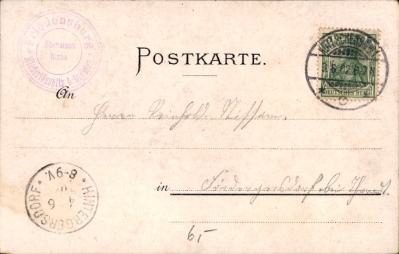 Artysta lito Linke, P., Radebeul Saksonia, Berggaststätte Friedensburg