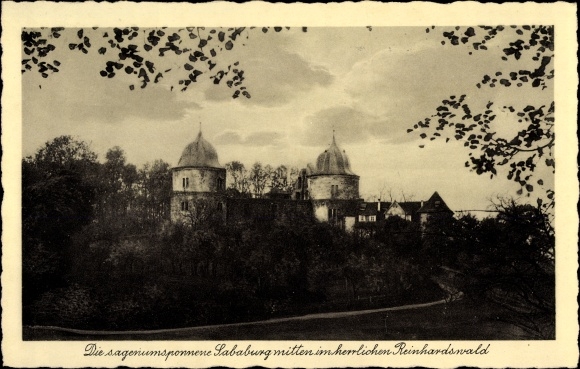 Ak Hofgeismar in Nordhessen, Die sagenumsponnene Sababurg