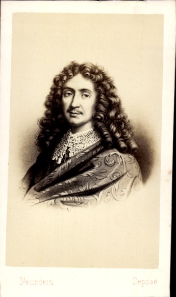 Carte de Visite writer and actor Molière