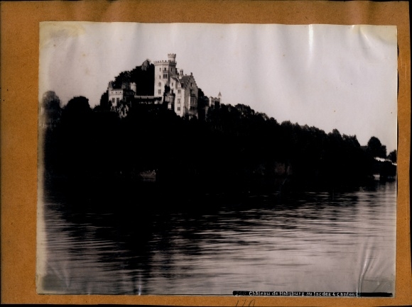 Photo around 1890, Habsburg Canton Aargau, Habsburg Castle, Weggis Canton Lucerne, Pension Belvedere, Rigi