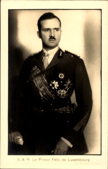 Ak Prinz Felix von Luxemburg, Portrait