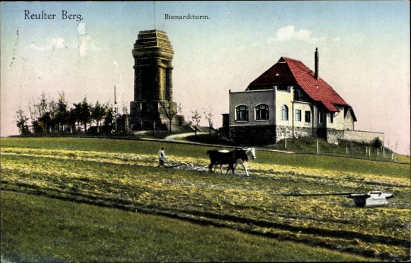 PC Reust Rückersdorf in Thuringia, Reuster Berg, Bismarck Tower