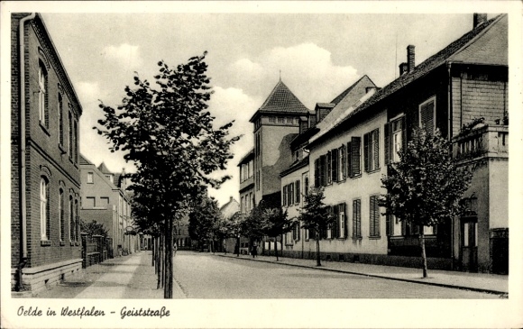 Ansichtkaart Oelde im Münsterland, Geiststrasse