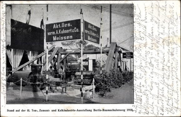 PC Berlin Treptow Baumschulenweg, II. Ton cement and lime industry exhibition 1910