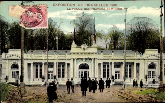 KP Bruxelles Bruksela, ekspozycja 1910, Le Palais des Travaux Féminins