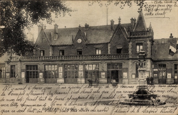 Ak Beauvais Oise, Gare
