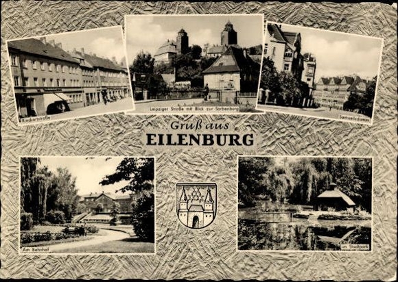 9 old PCs Eilenburg an der Mulde, various views