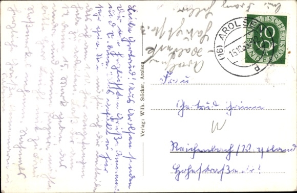 Postcard Bad Arolsen in Hesse, Trillerweg