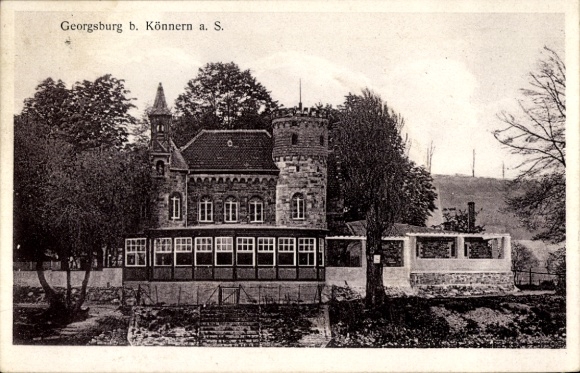 Ak Georgsburg Könnern in Saksen-Anhalt, Inn Richard Neumann