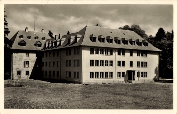 Postcard Stegen in the Southern Black Forest, Mission School