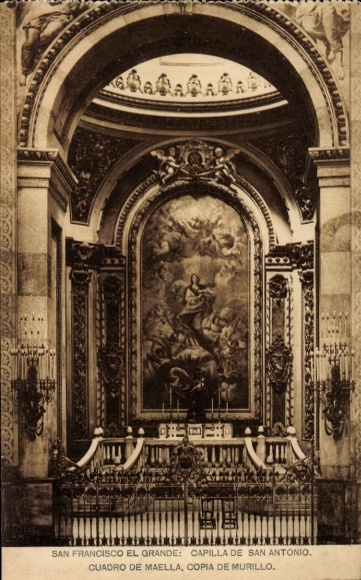 CPA Madrid, San Francisco El Grande, Capilla de San Antonio