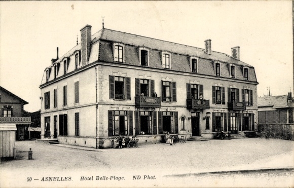 Ak Asnelles Calvados, Hôtel Belle Plage