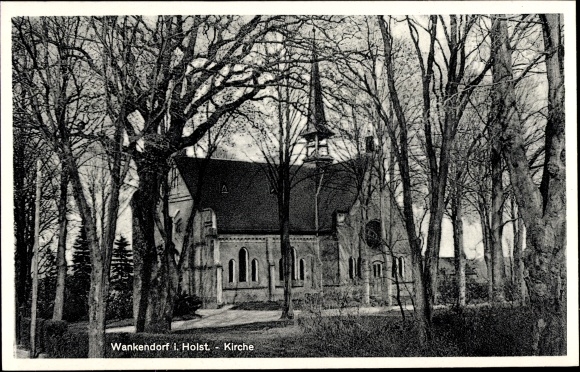 Ak Wankendorf in Holstein, Kirche