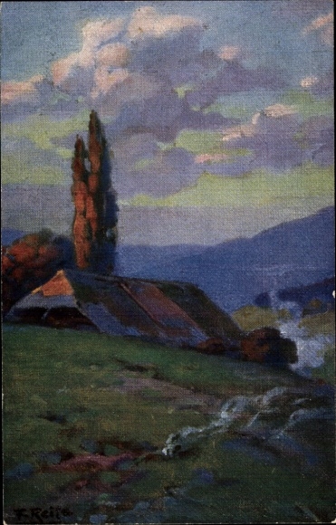 Artist Postcard Reiss, Fritz, Summer in the Black Forest, Black Forest House
